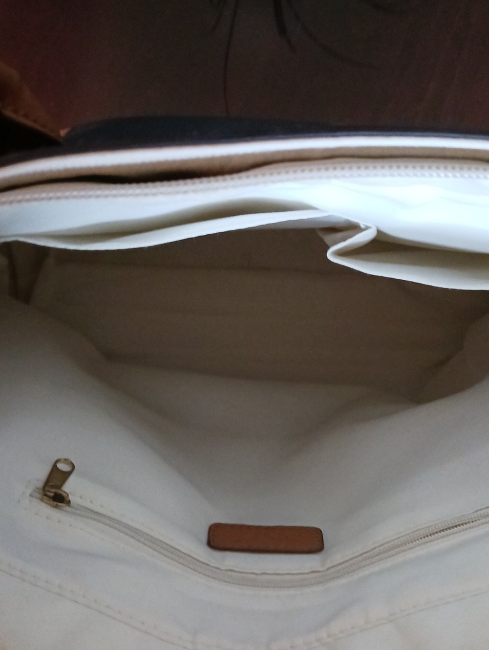 LARGE Tri Color Handbag - Picture 7 of 8